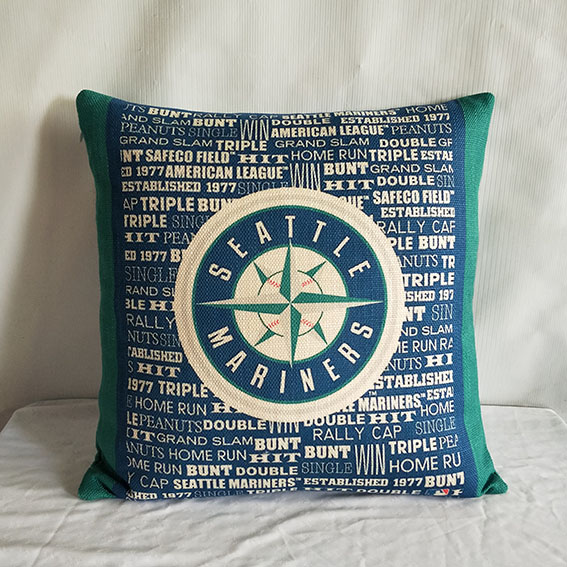 Seattle Mariners Baseball Pillow