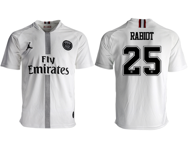 2018-19 Paris Saint-Germain 25 RABIOT Away Thailand Soccer Jersey