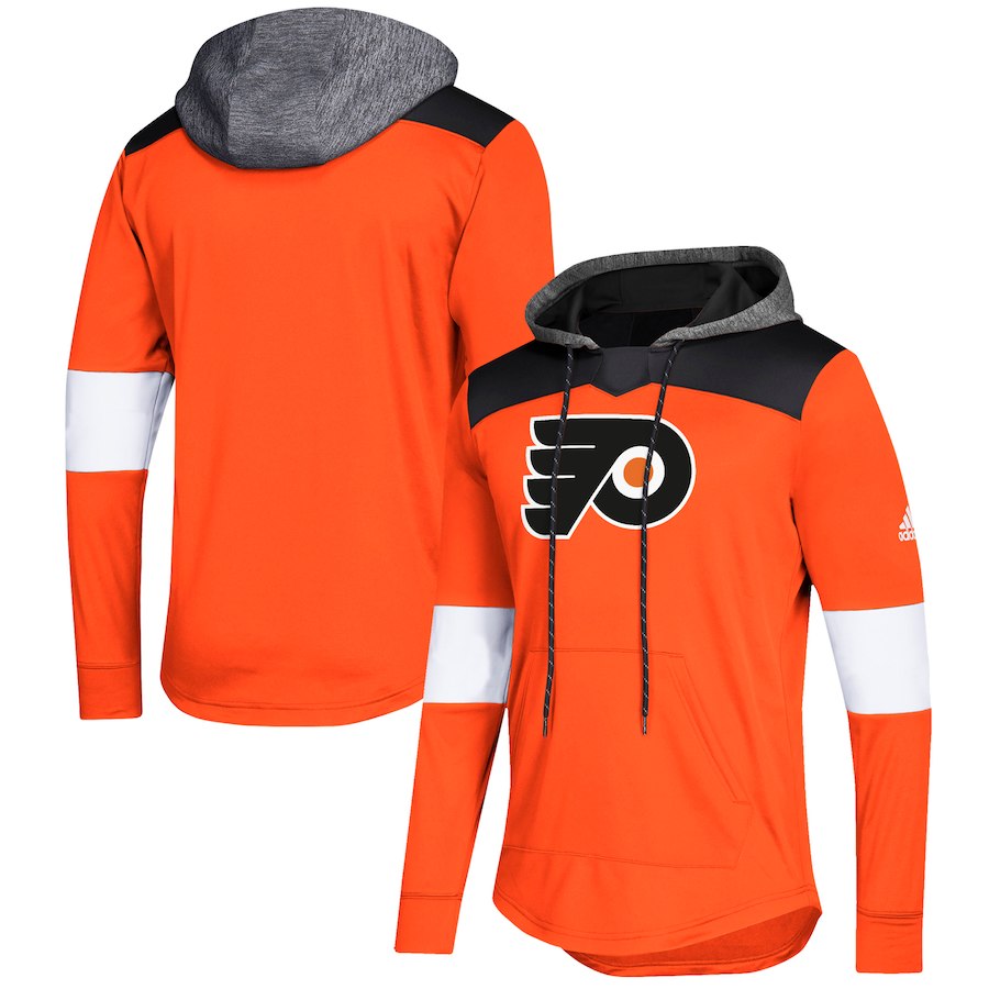 Philadelphia Flyers Orange Women's Customized All Stitched Hooded Sweatshirt