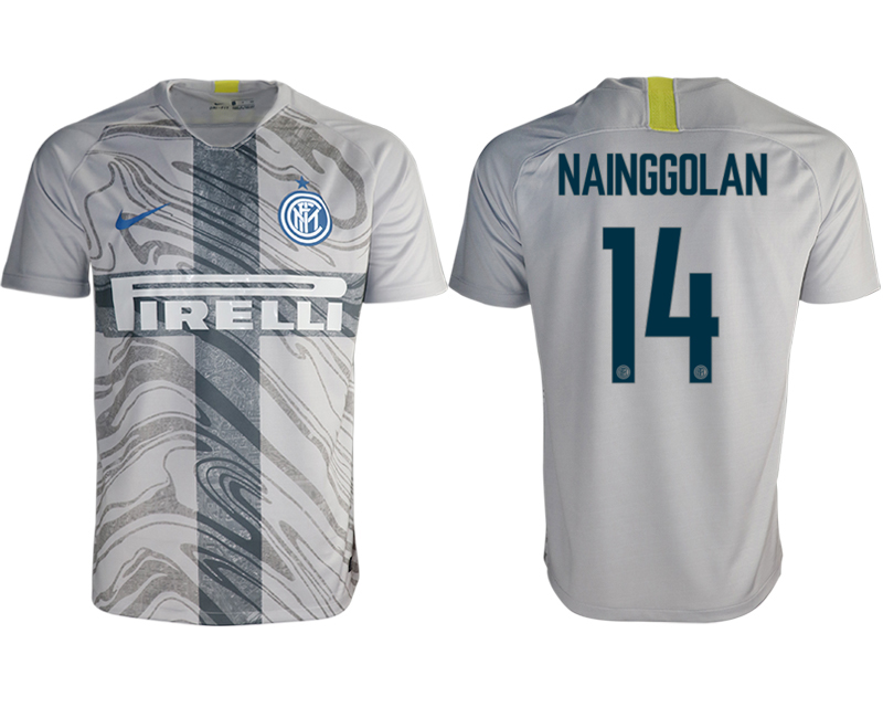 2018-19 Inter Milan 14 NAINGGOLAN Third Away Thailand Soccer Jersey