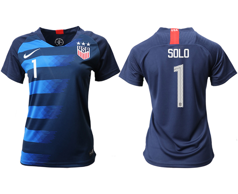 2018-19 USA 1 SOLO Away Women Soccer Jersey