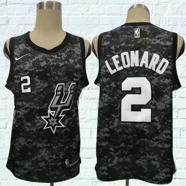 Spurs 2 Kawhi Leonard Black City Edition Nike Swingman Jersey