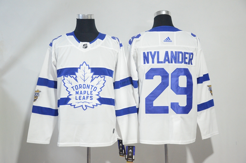 Maple Leafs 29 William Nylander White 2018 NHL Stadium Series Adidas Jersey