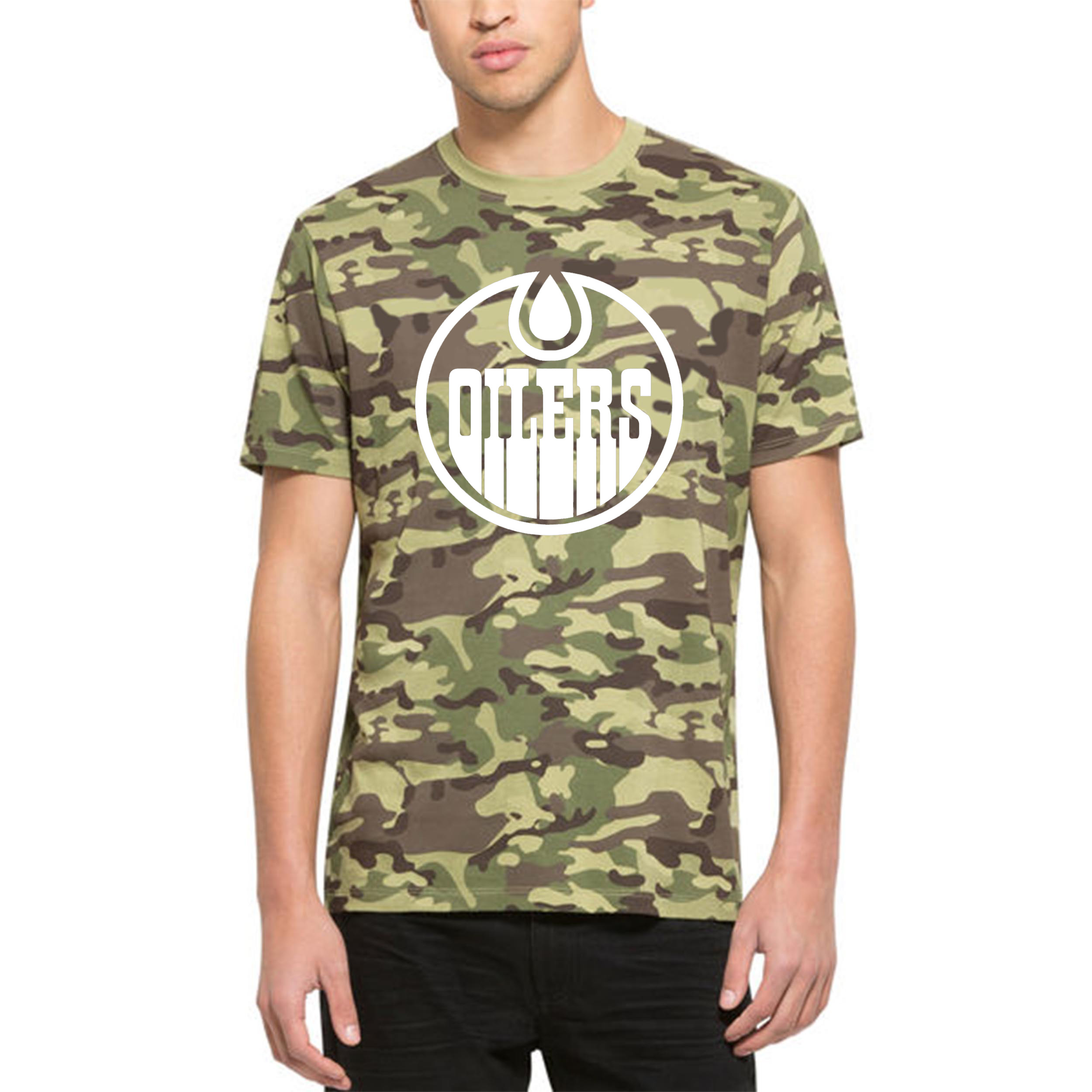 Edmonton Oilers '47 Alpha T-Shirt Camo