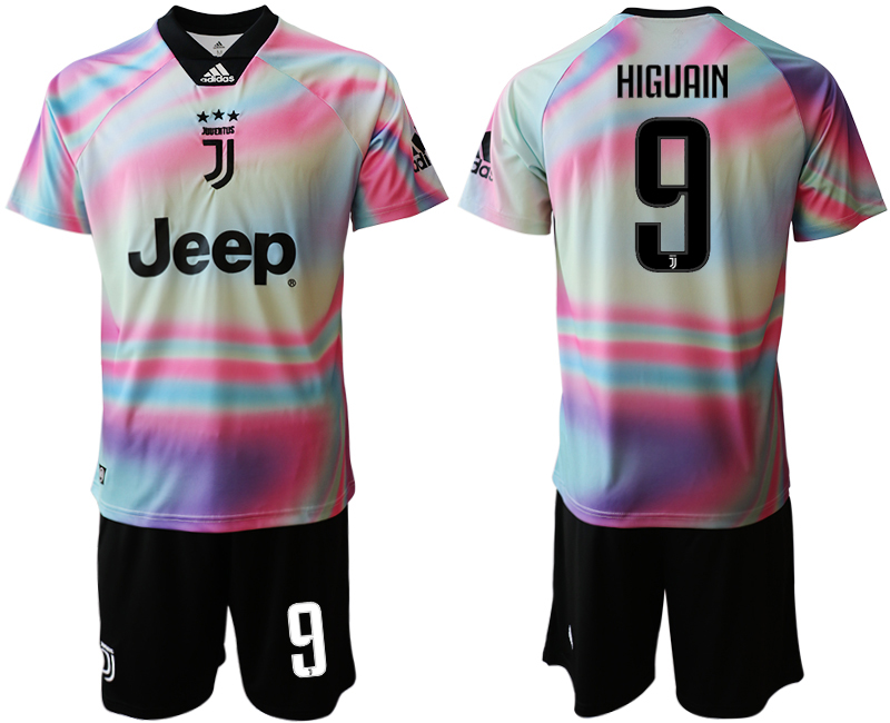 2018-19 Juventus 9 HIGUAIN Maglia EA SPORTS Soccer Jersey