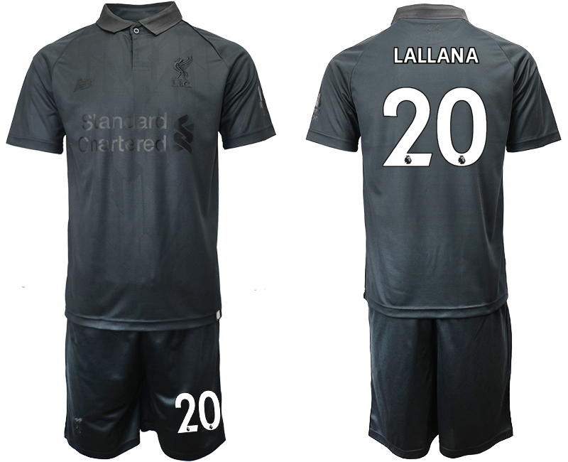 2018-19 Liverpool 20 LALLANA Black Goalkeeper Soccer Jersey
