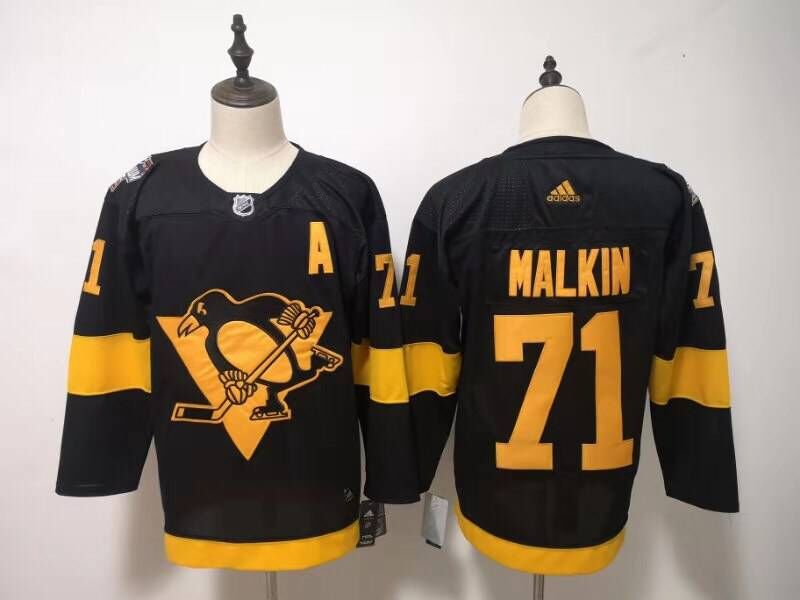 Penguins 71 Evgeni Malkin Black 2019 NHL Stadium Series Adidas Jersey