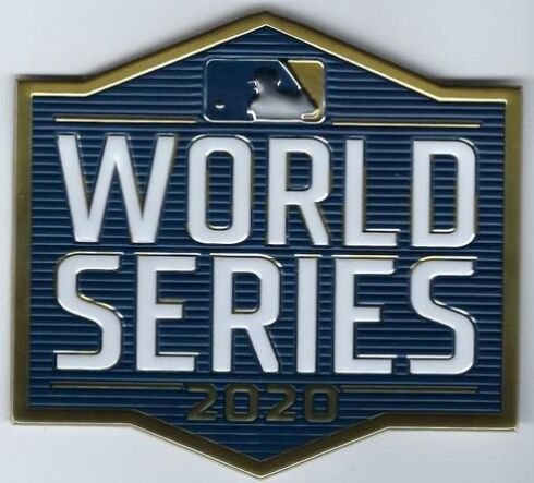 MLB Baseball 2020 World Series Patch