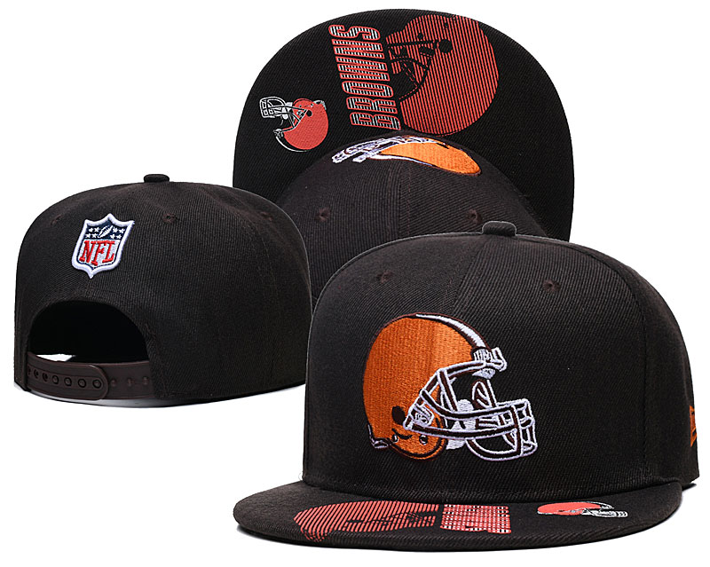 Browns Team Logo Brown Adjustable Hat GS