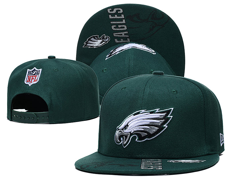 Eagles Team Logo Green Adjustable Hat GS