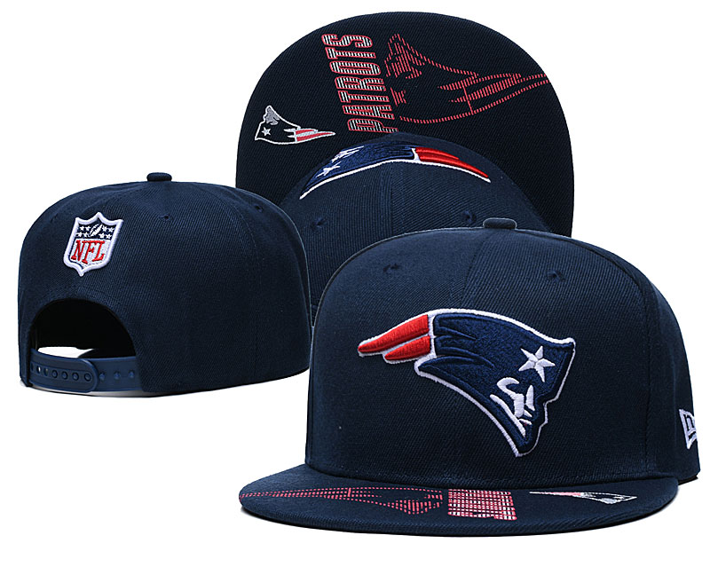 Patriots Team Logo Navy Adjustable Hat GS