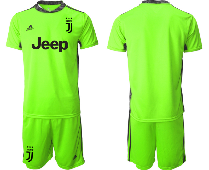 2020-21 Juventus Fluorescent Green Goalkeeper Soccer Jersey