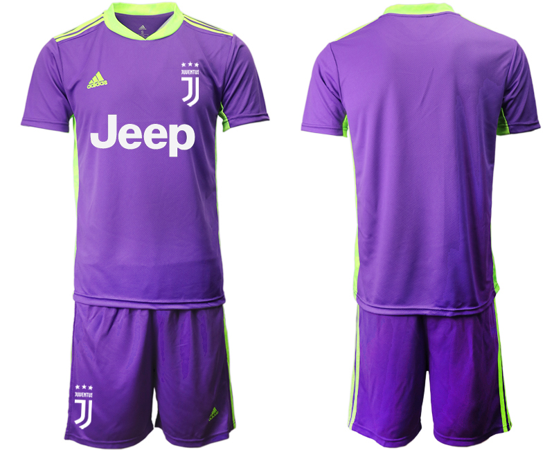 2020-21 Juventus Purple Goalkeeper Soccer Jersey