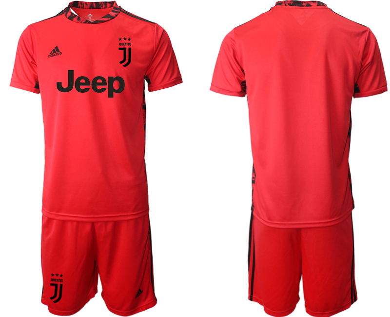 2020-21 Juventus Red Goalkeeper Soccer Jersey