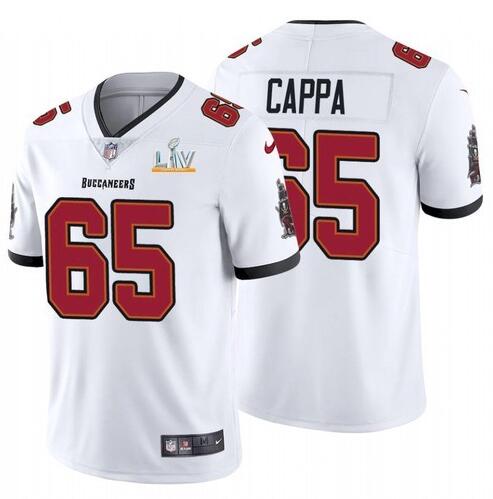 Nike Buccaneers 65 Alex Cappa White 2021 Super Bowl LV Vapor Untouchable Limited Jersey