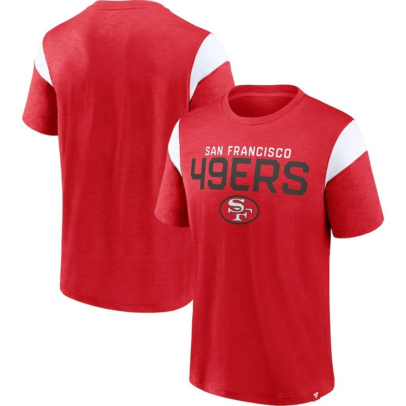 Men's San Francisco 49ers Fanatics Branded Scarlet Home Stretch Team T-Shirt