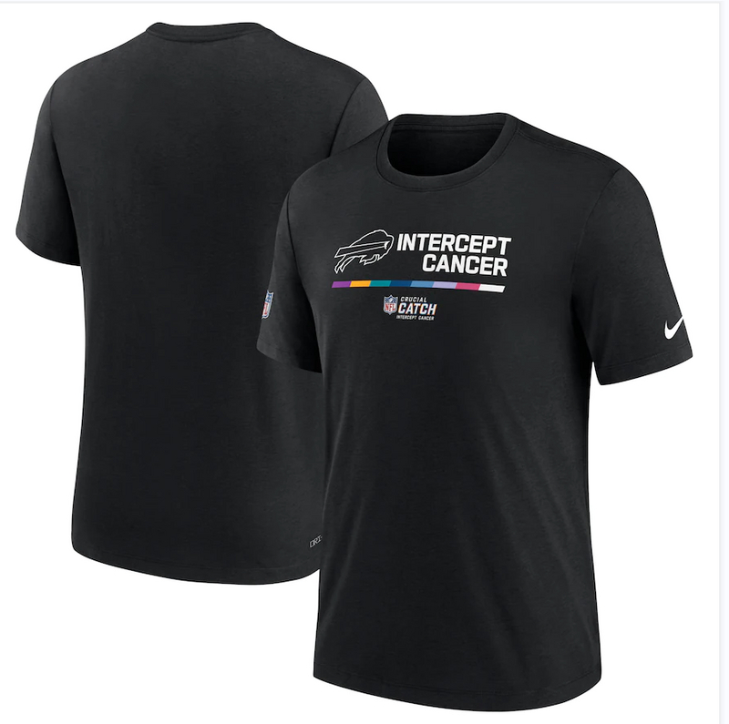 Buffalo Bills Nike 2022 NFL Crucial Catch Performance T-Shirt Black