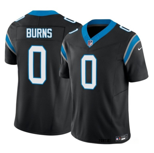 Nike Panthers 0 Brian Burns Black Vapor Untouchable Limited Jersey