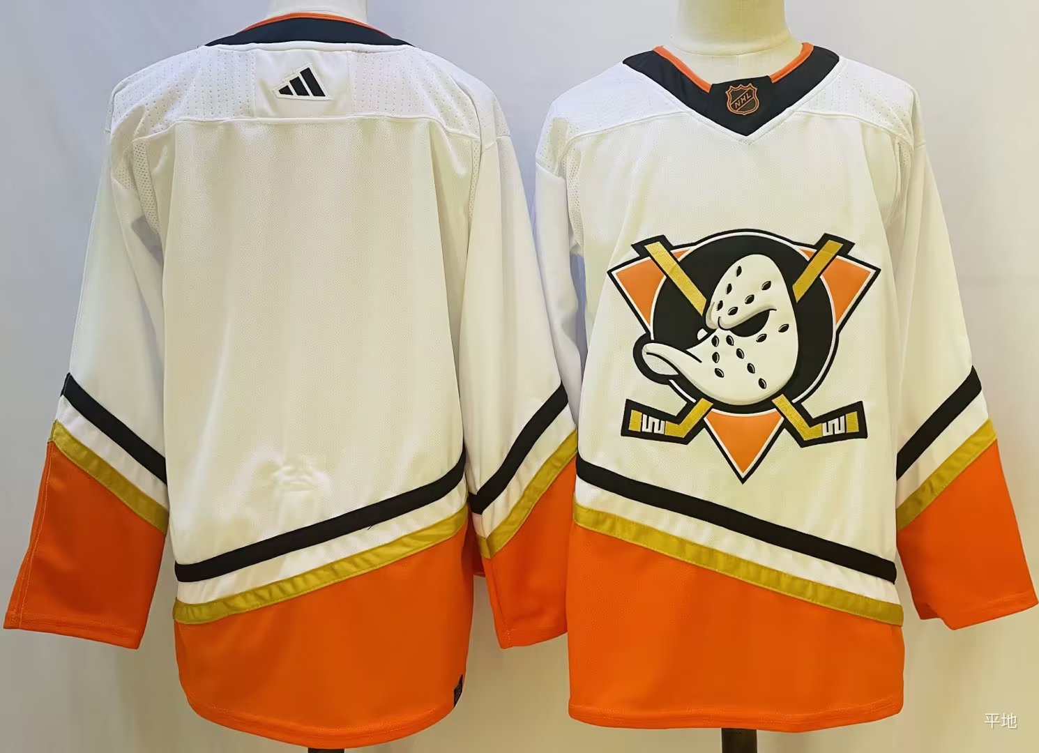 Ducks Blank White Reverse Retro Adidas Jersey