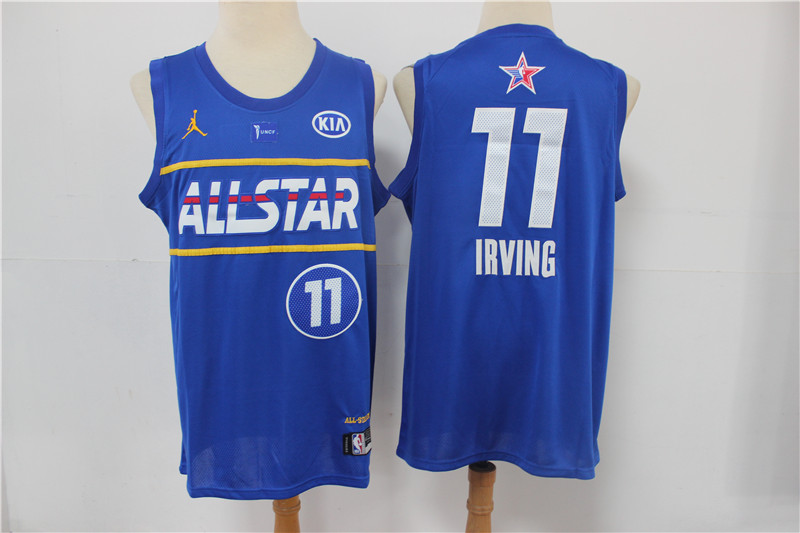 Nets 11 Kyrie Irving Blue 2021 NBA All-Star Jordan Brand Swingman Jersey