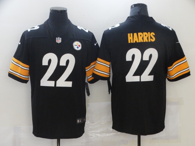 Nike Steelers 22 Najee Harris Black 2021 NFL Draft Vapor Untouchable Limited Jersey