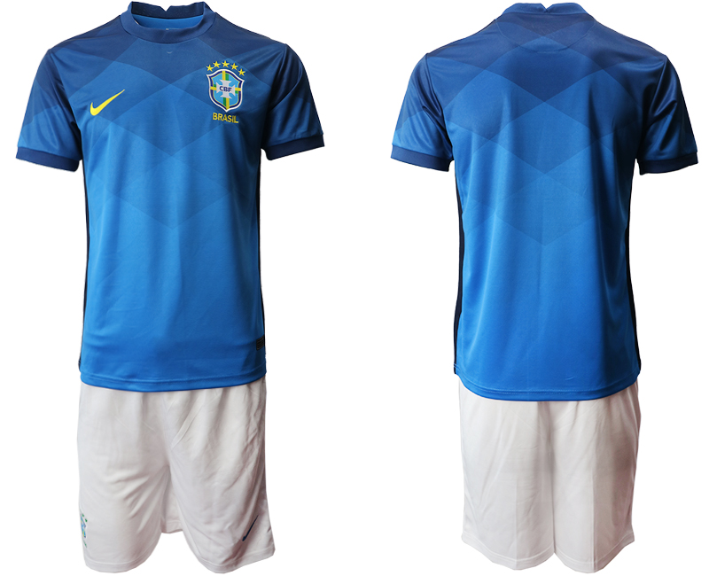 2020-21 Brazil Away Soccer Jersey