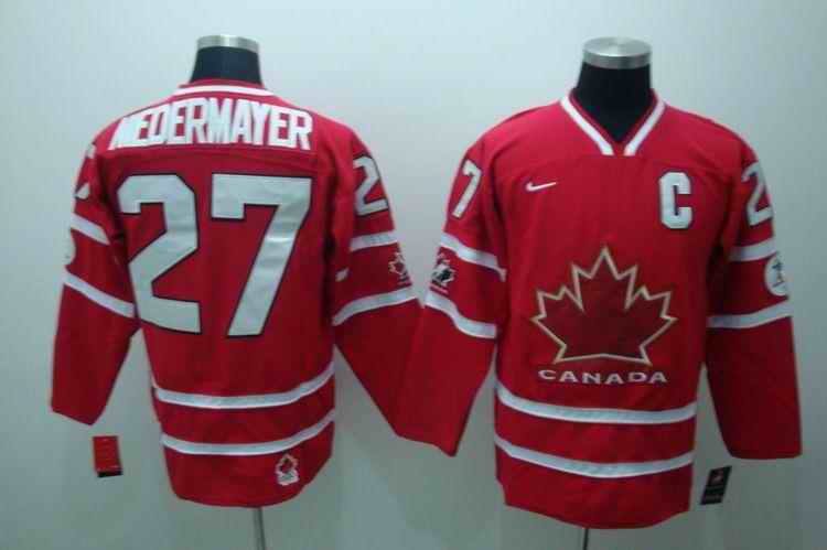 Canada 27 Meoermayer Red Jerseys
