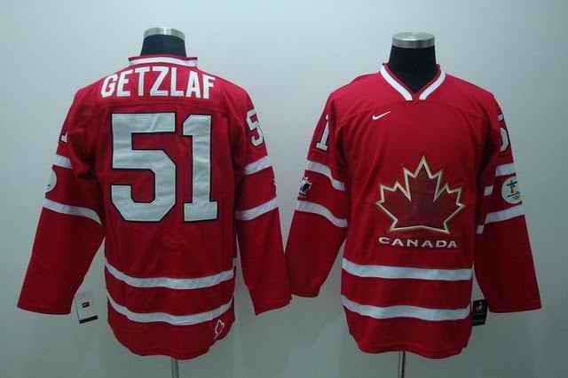 Canada 51 Getzlaf Red Jerseys