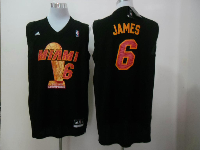 Heat 6 James Black 2013 Champions Jerseys
