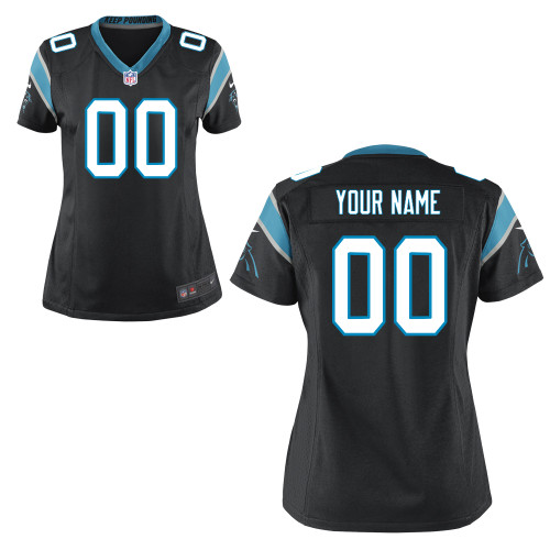 Women's Nike Carolina Panthers Customized Game Team Color Jersey