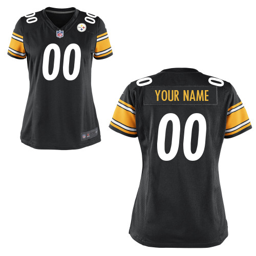 Women's Nike Pittsburgh Steelers Customized Game Team Color Jersey