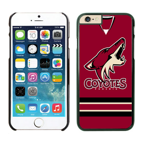 Phoenix Coyotes iPhone 6 Cases Black02